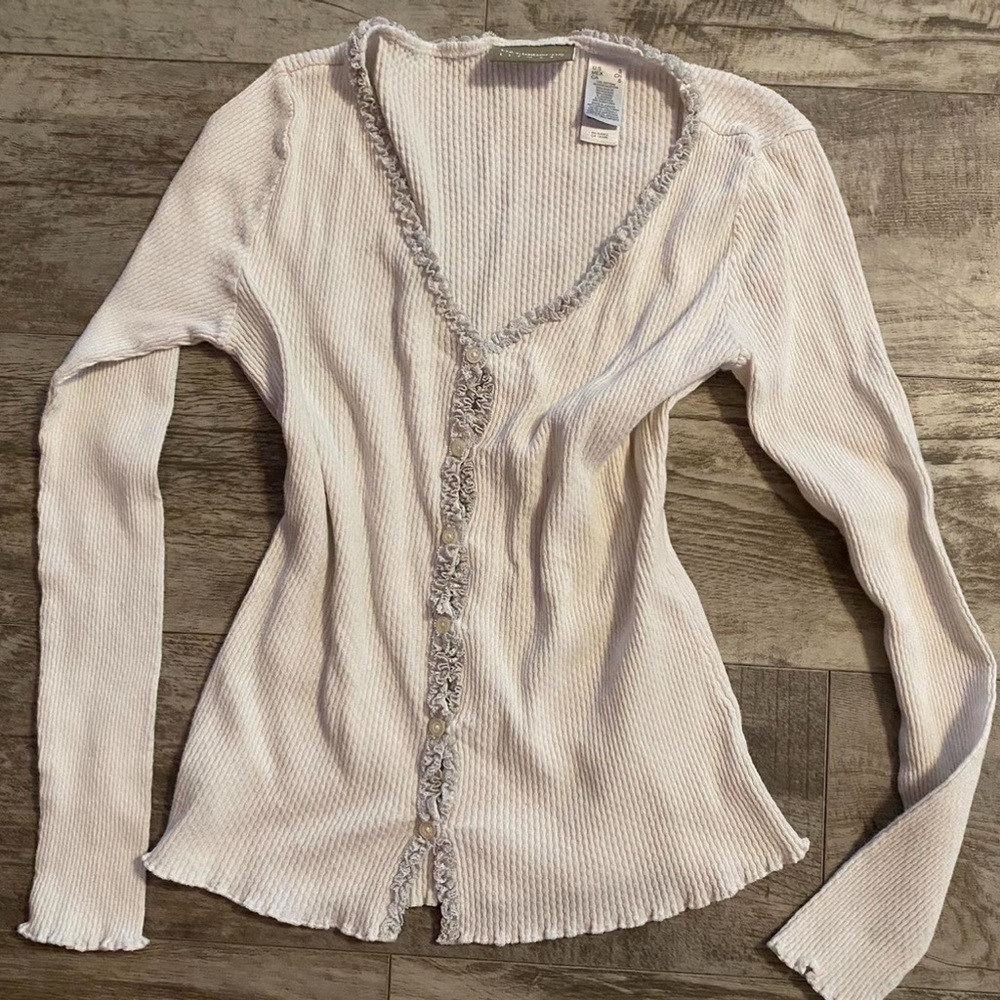 Baby doll lace white shirt